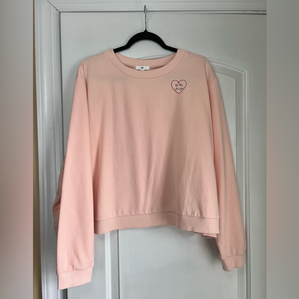 BP Be the Change Pink Crewneck